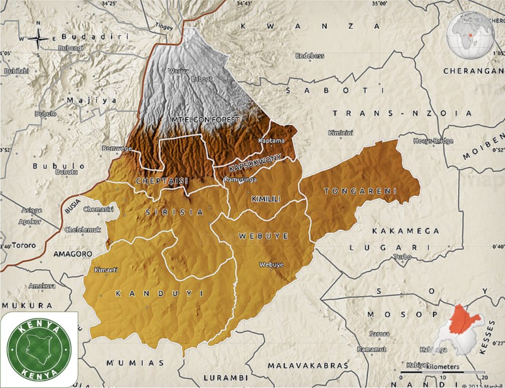 Bungoma County Map