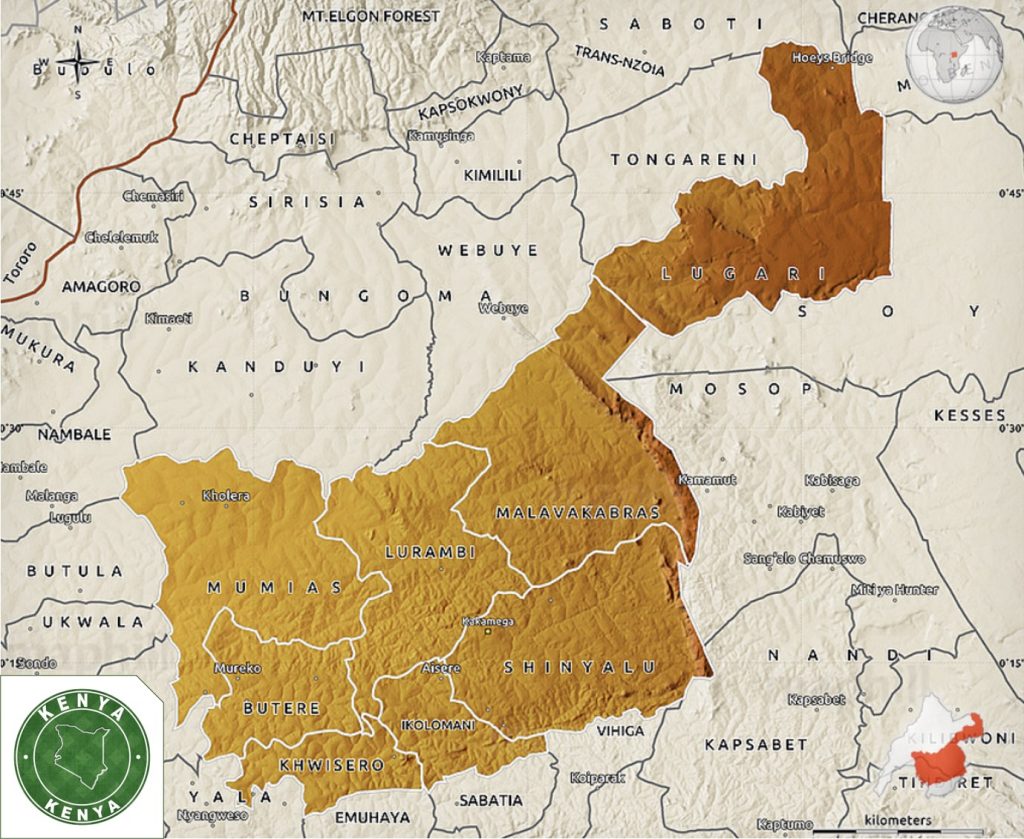 Kakamega County Map