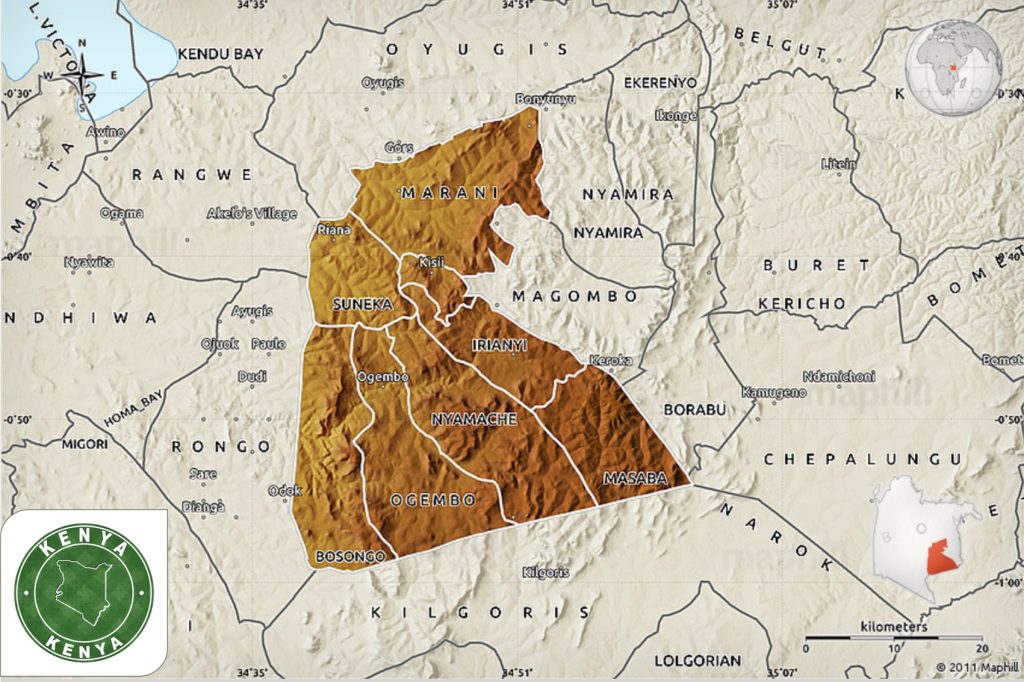 Kisii County Map