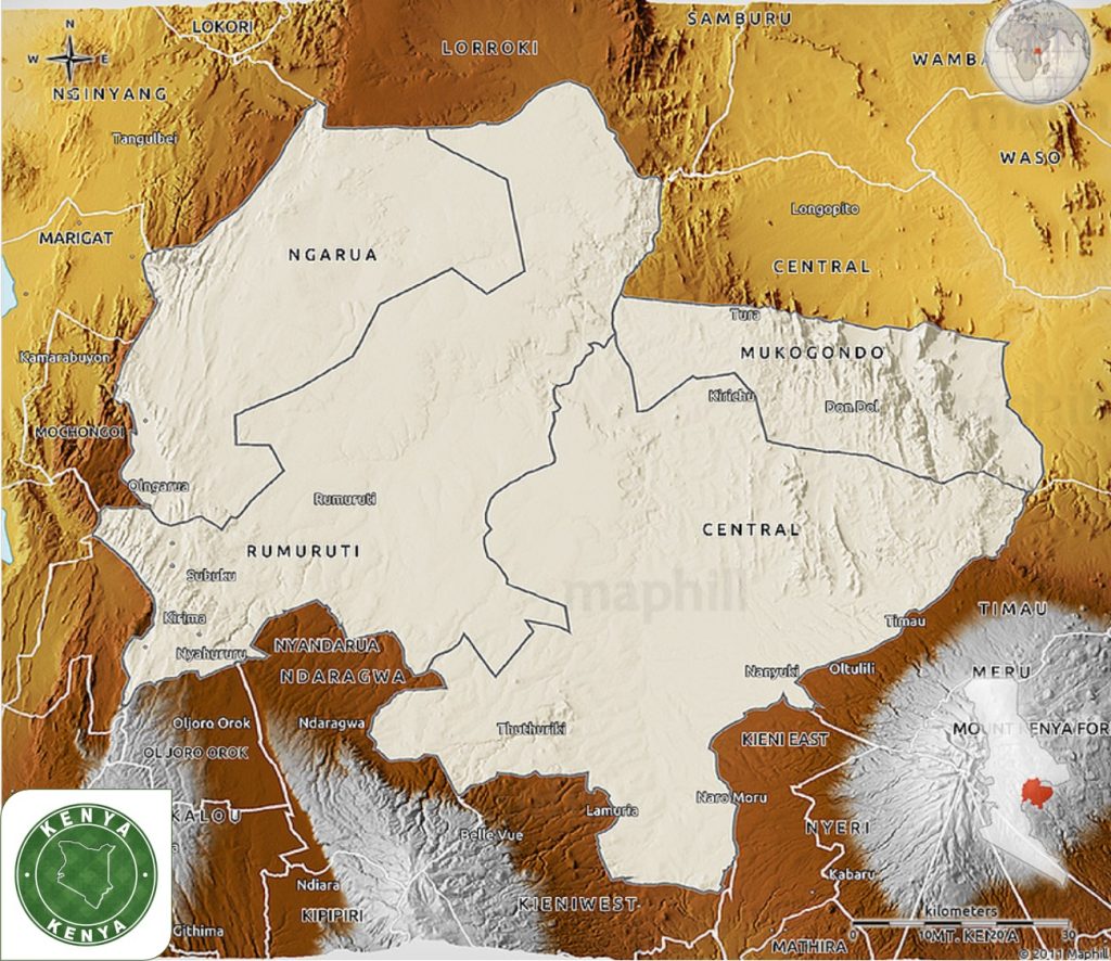 Laikipia County Map