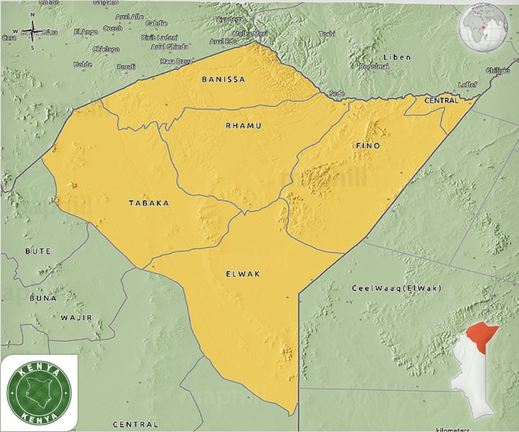 Mandera County Map