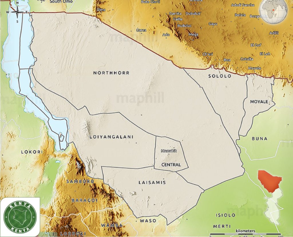 Marsabit County Map